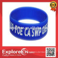 Cheapest logo debosssed filled with color wholesale silicone wristbands